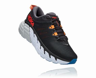 Hoka One One Gaviota 3 - Sapatos Largos Homem - Pretas, XB49506